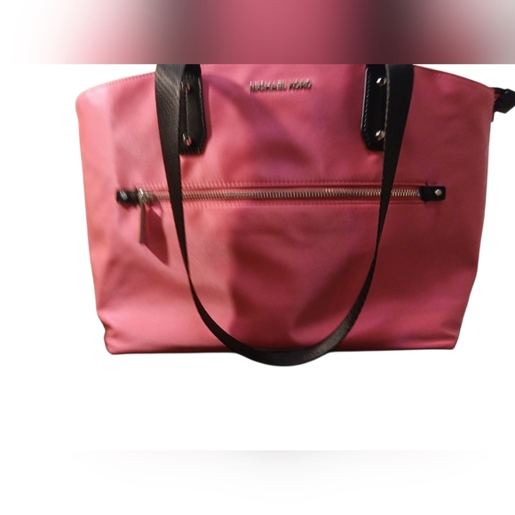 Michael Kors - NWT, Hot Pink Polly Bag, 2 Zippered Pockets, 1 Open Pocket, - Picture 12 of 15